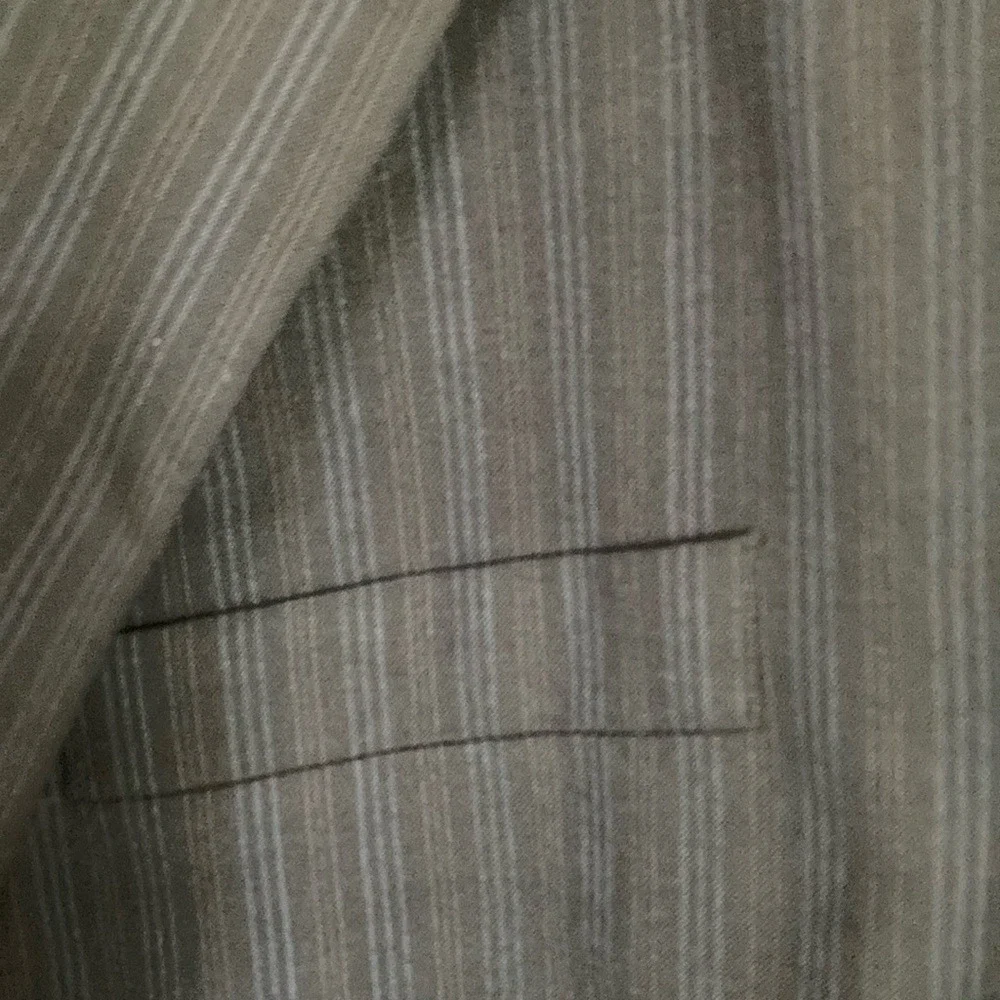S. Cohen Mens Classic‎ Blue Pinstripe 3 Button Blazer Size 50R Wool Union Made